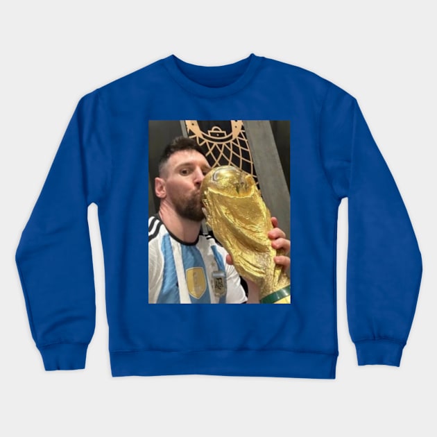 lionel Messi Crewneck Sweatshirt by Yungkong